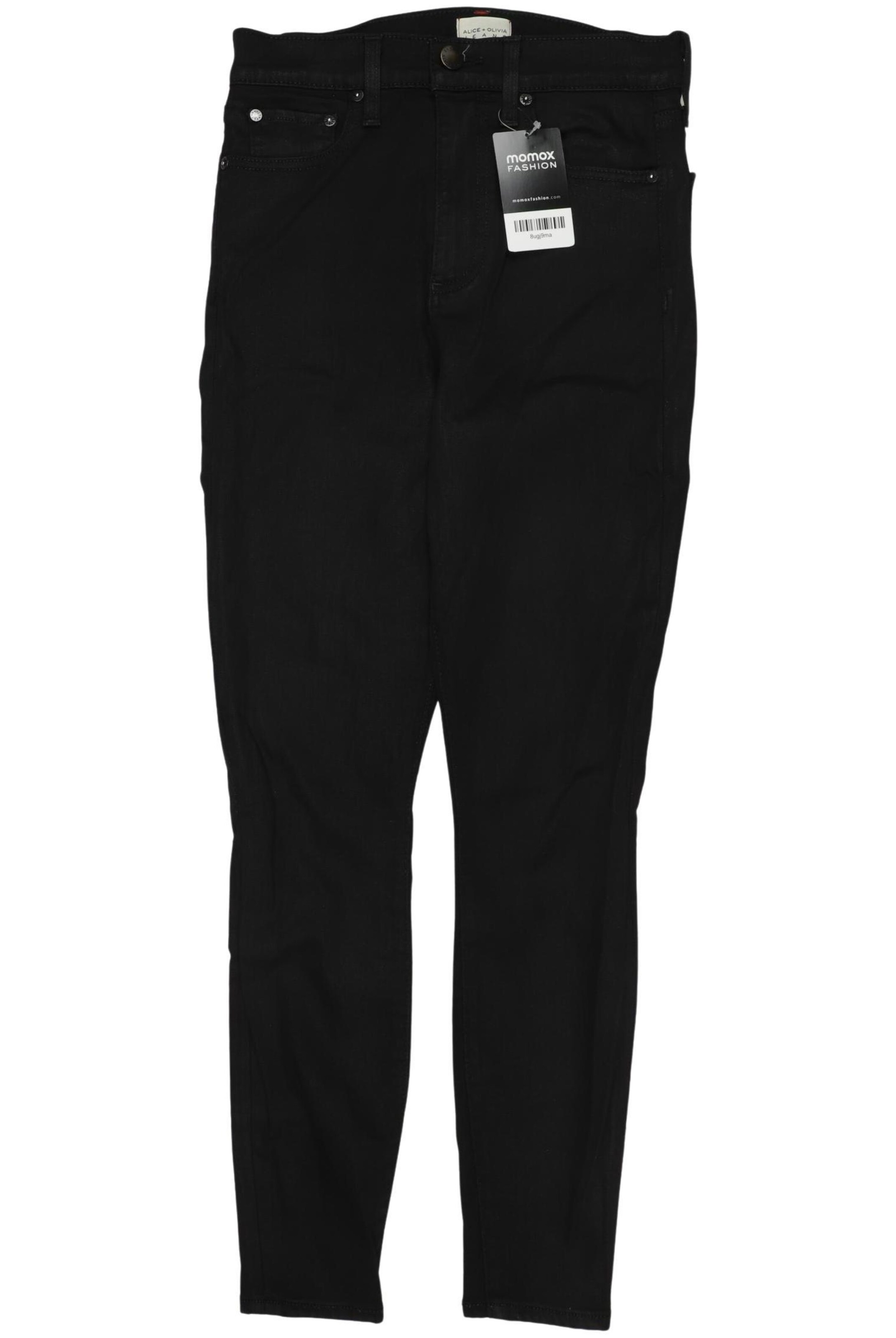 Alice + Olivia Jeans in 26 in Black: front