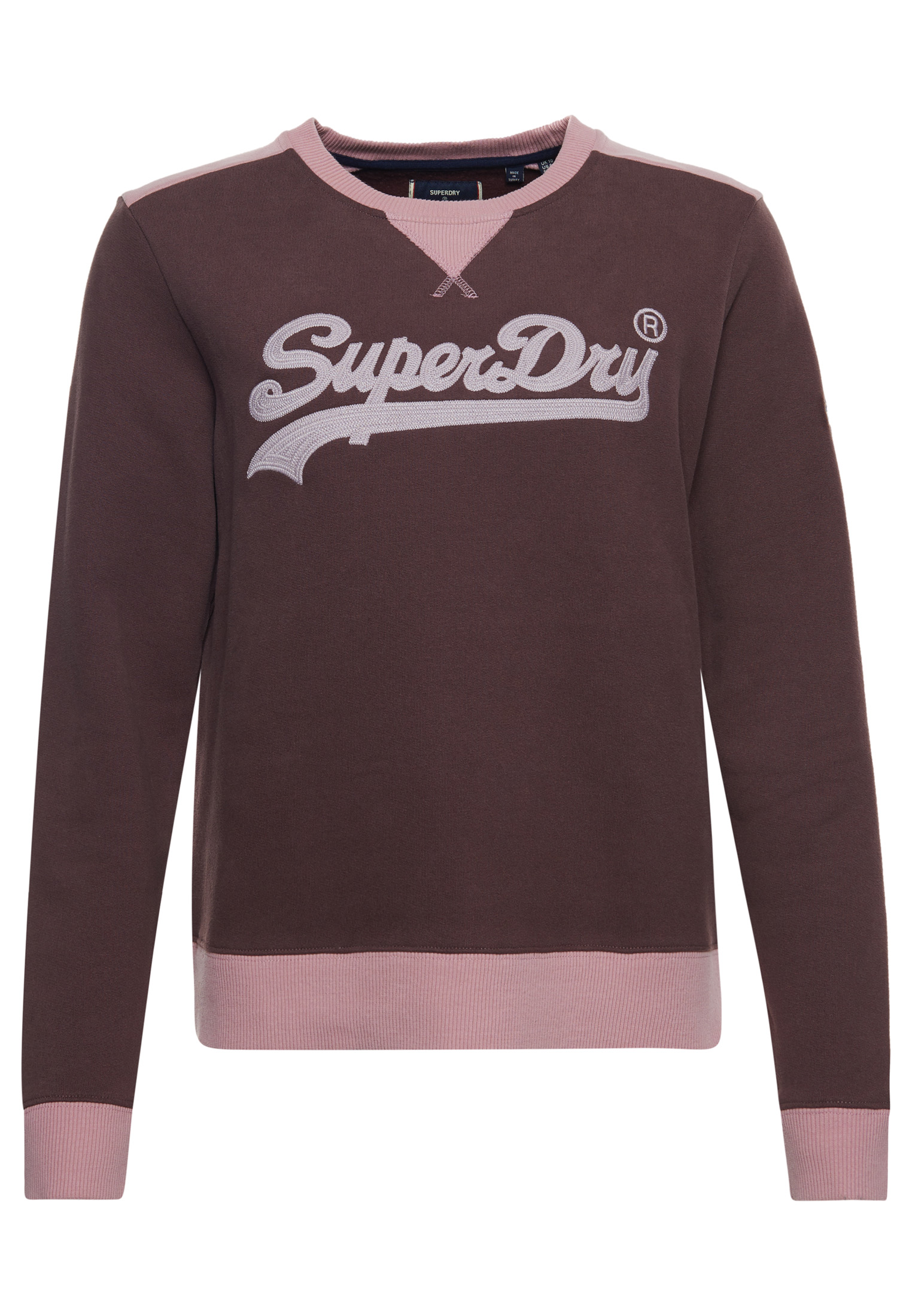Superdry Sweatshirt American Classic in Burgunder 