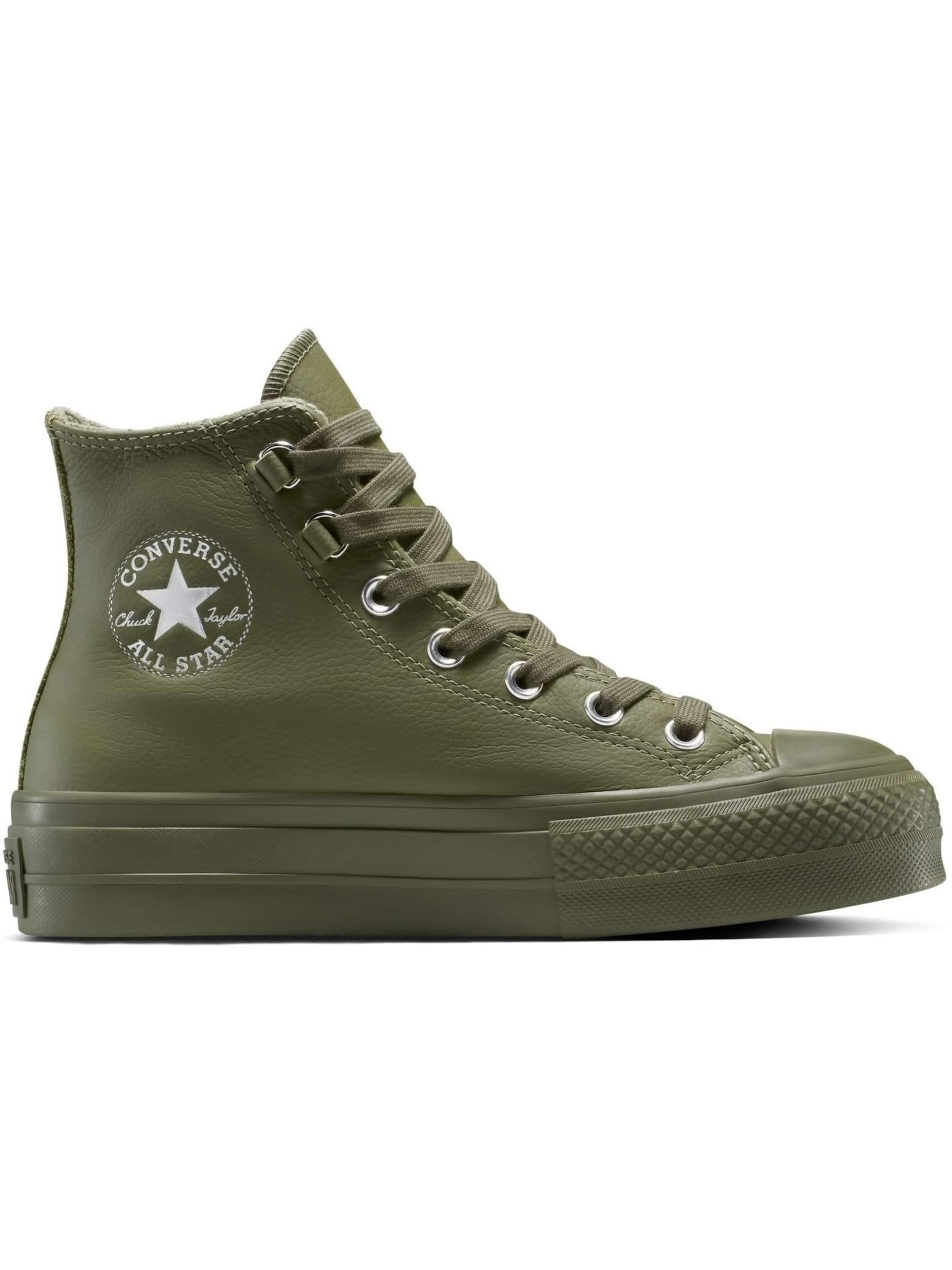 CONVERSE Sports shoe in Green: front