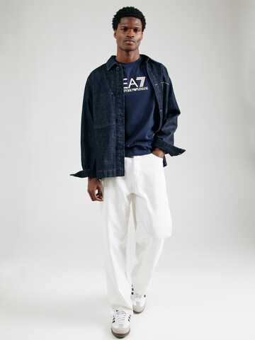 EA7 Emporio Armani Shirt 'Visibility' in Blauw