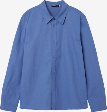 NAME IT Comfort fit Button Up Shirt in Blue: front