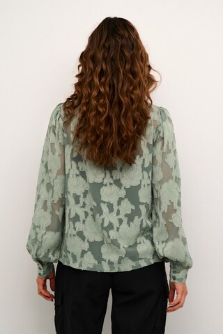 Cream Bluse 'Yana' i grøn
