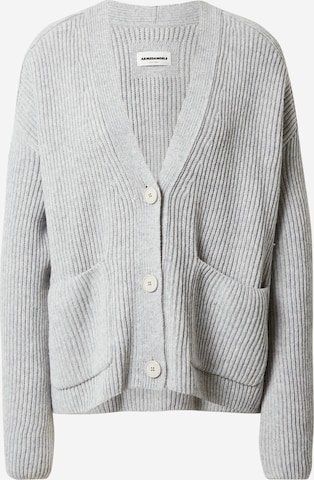 ARMEDANGELS Knit cardigan 'Naokaa' in Grey: front