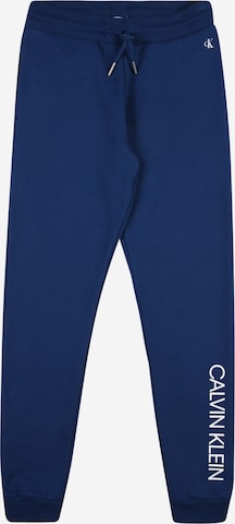 Pantalon Calvin Klein Jeans en bleu : devant