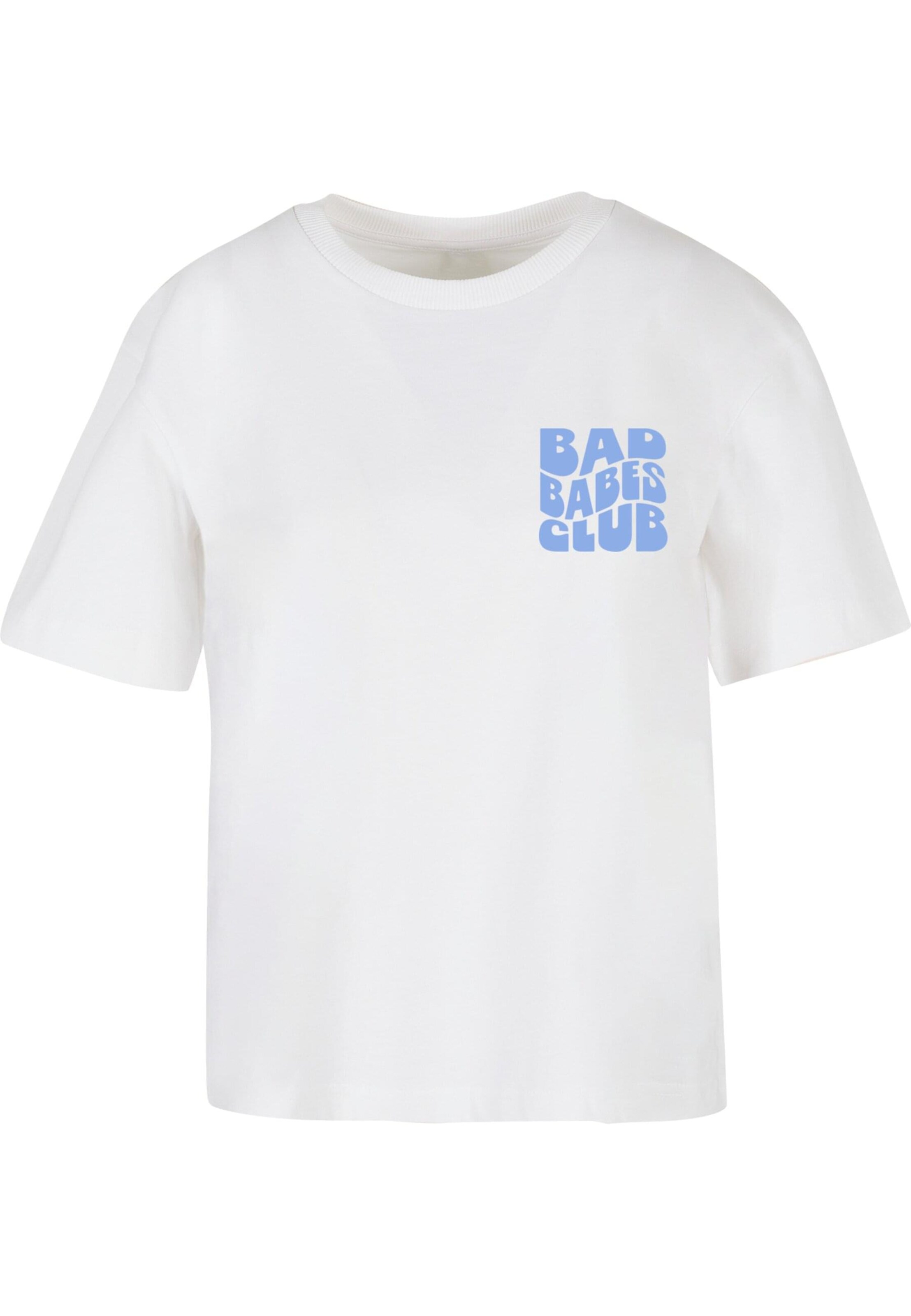 Mister Tee Shirt 'Bad Babes Club Vol 2' in White: front