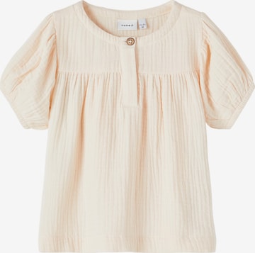 NAME IT - Blusa 'Hinona' em bege: frente