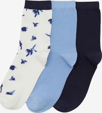 love & roses Sockor i blå: framsida