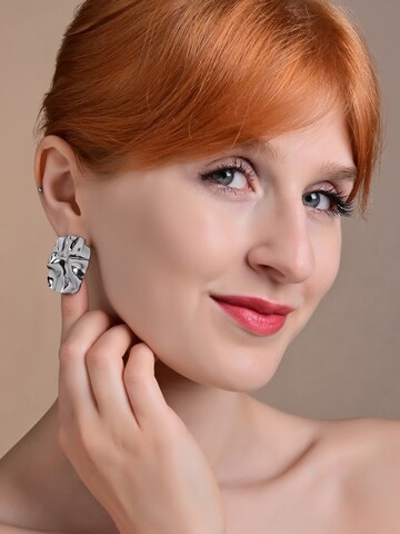 Akzent Earrings 'hautverträglich' in Silver: front
