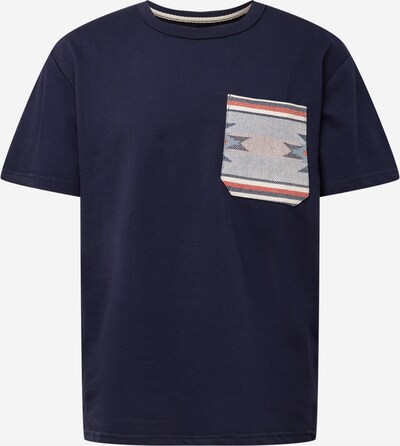anerkjendt T-Shirt 'KIKKI' in dunkelblau / rot / weiß, Produktansicht