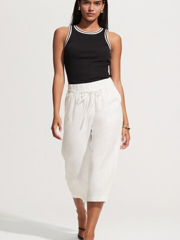 Next - Loosefit Pantalón en blanco