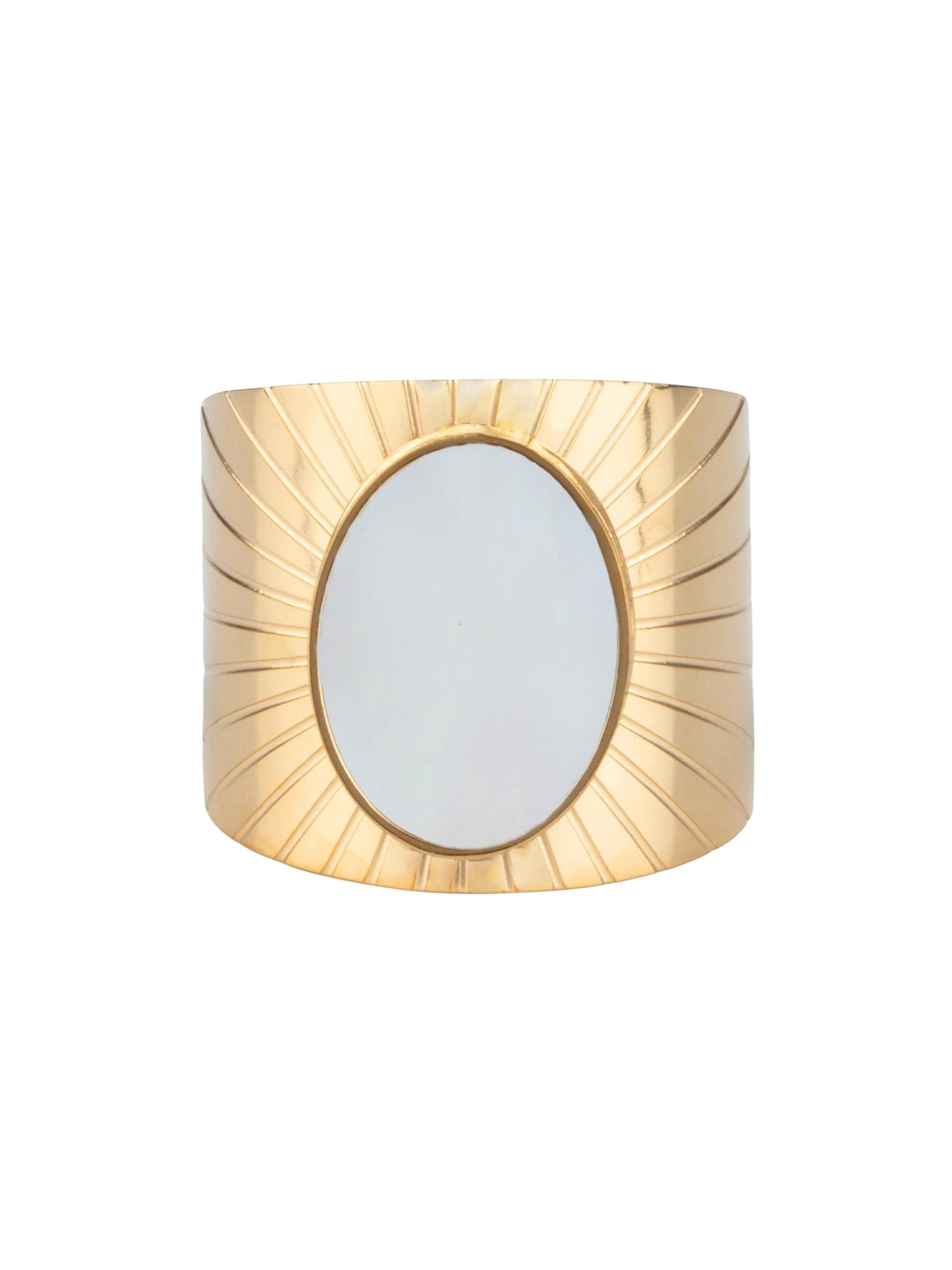 Bague 'Sun' Chic by Lirette en blanc : devant