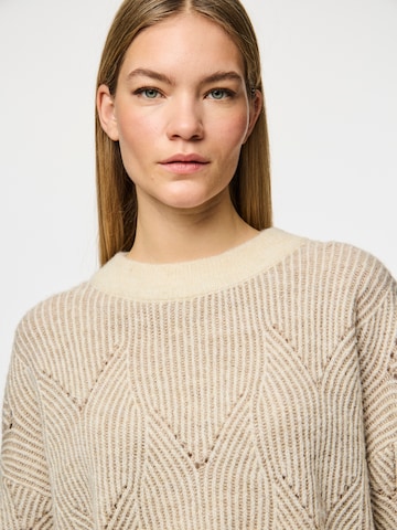 Pull-over 'PCJENNA' PIECES en gris