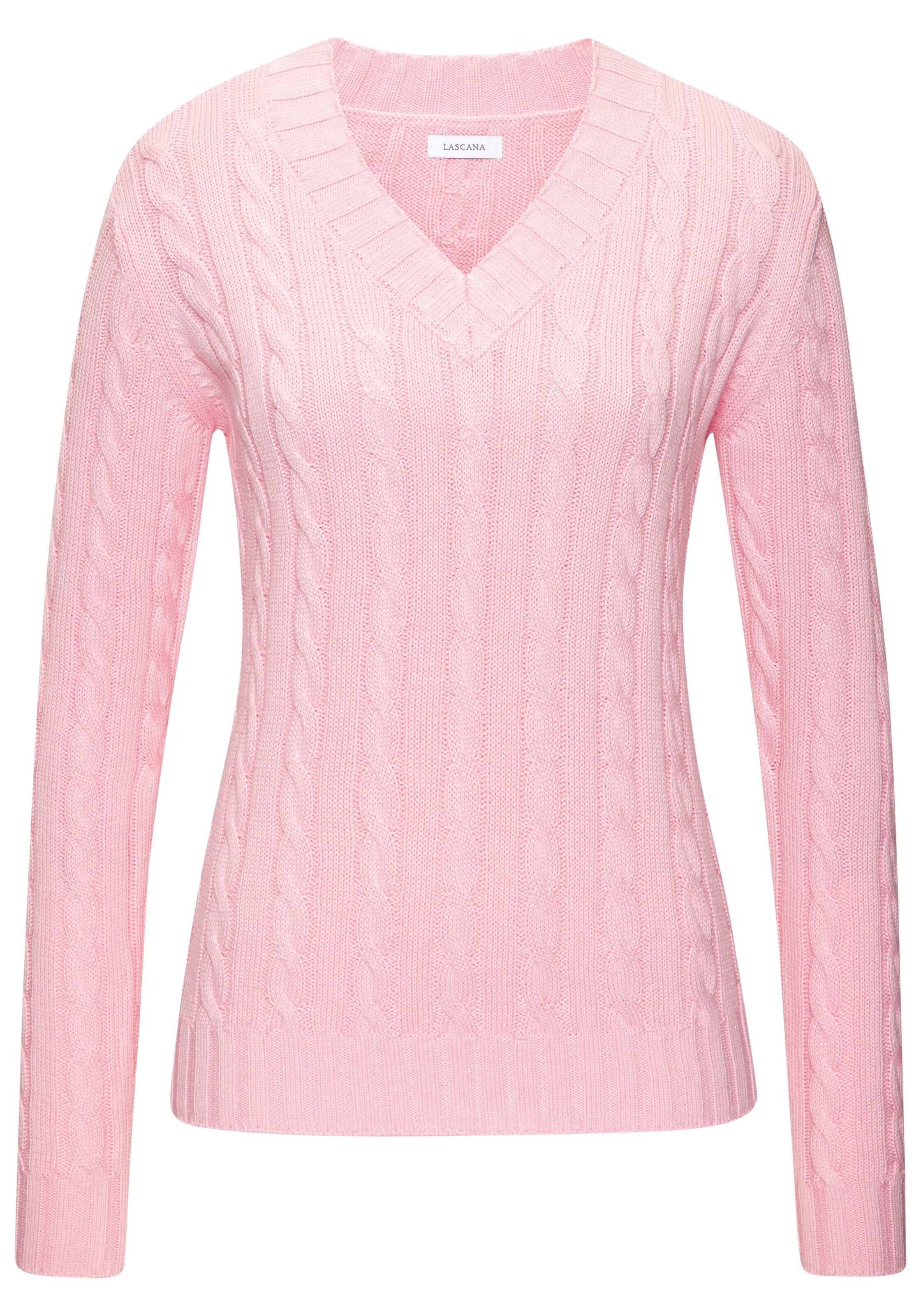 LASCANA Pullover in Pink: Vorderseite