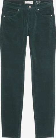 Coupe slim Pantalon 'Lulea' Marc O'Polo en vert : devant