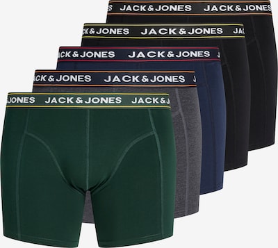 JACK & JONES Bokserishortsit 'JACMAX' koossa XXXL värissä laivastonsininen / meleerattu harmaa / kuusi / musta, Tuotenäkymä