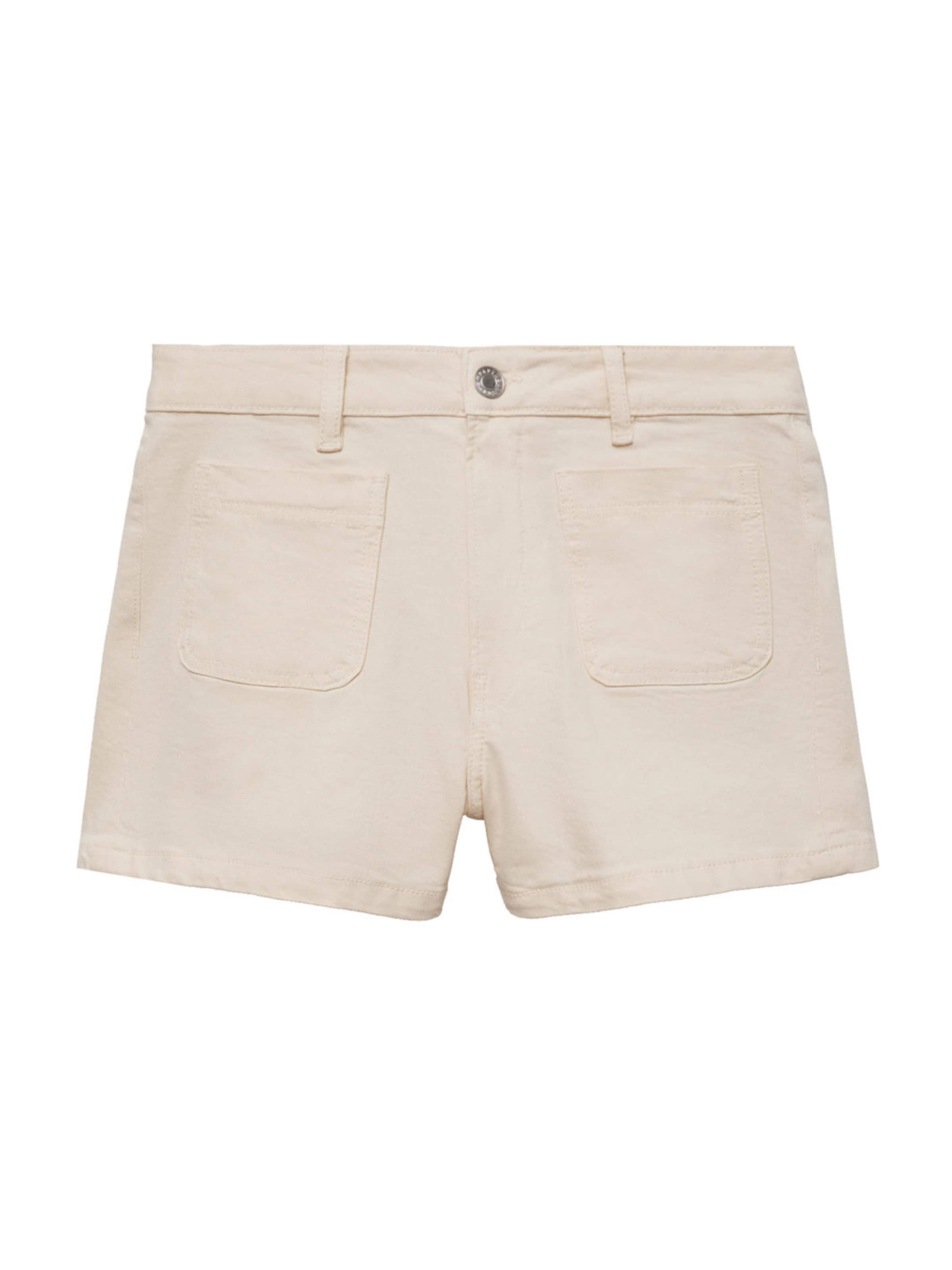 MANGO Regularen Kavbojke | bež barva: sprednja stran