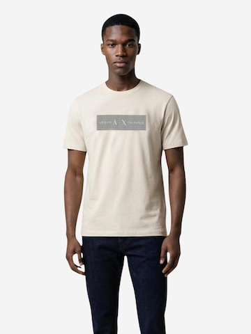 Maglietta 'XM002472 AF10356' di ARMANI EXCHANGE in beige