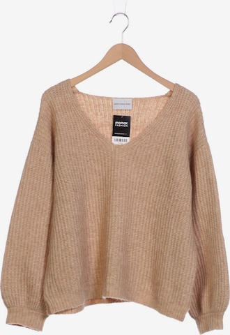 HERZENSANGELEGENHEIT Sweater & Cardigan in XL in Beige: front