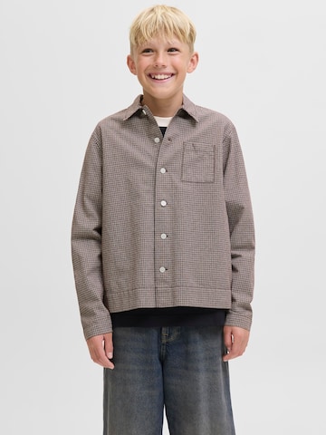 Veste mi-saison Jack & Jones Junior en marron : devant