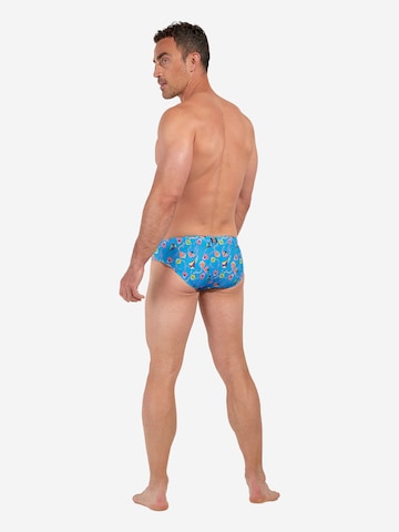 HOM Badehose ' Swim Mini Briefs Lido ' in Blau