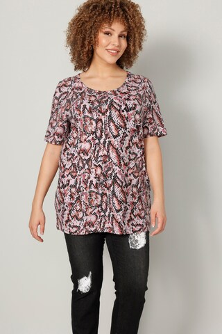 T-shirt MIAMODA en marron : devant