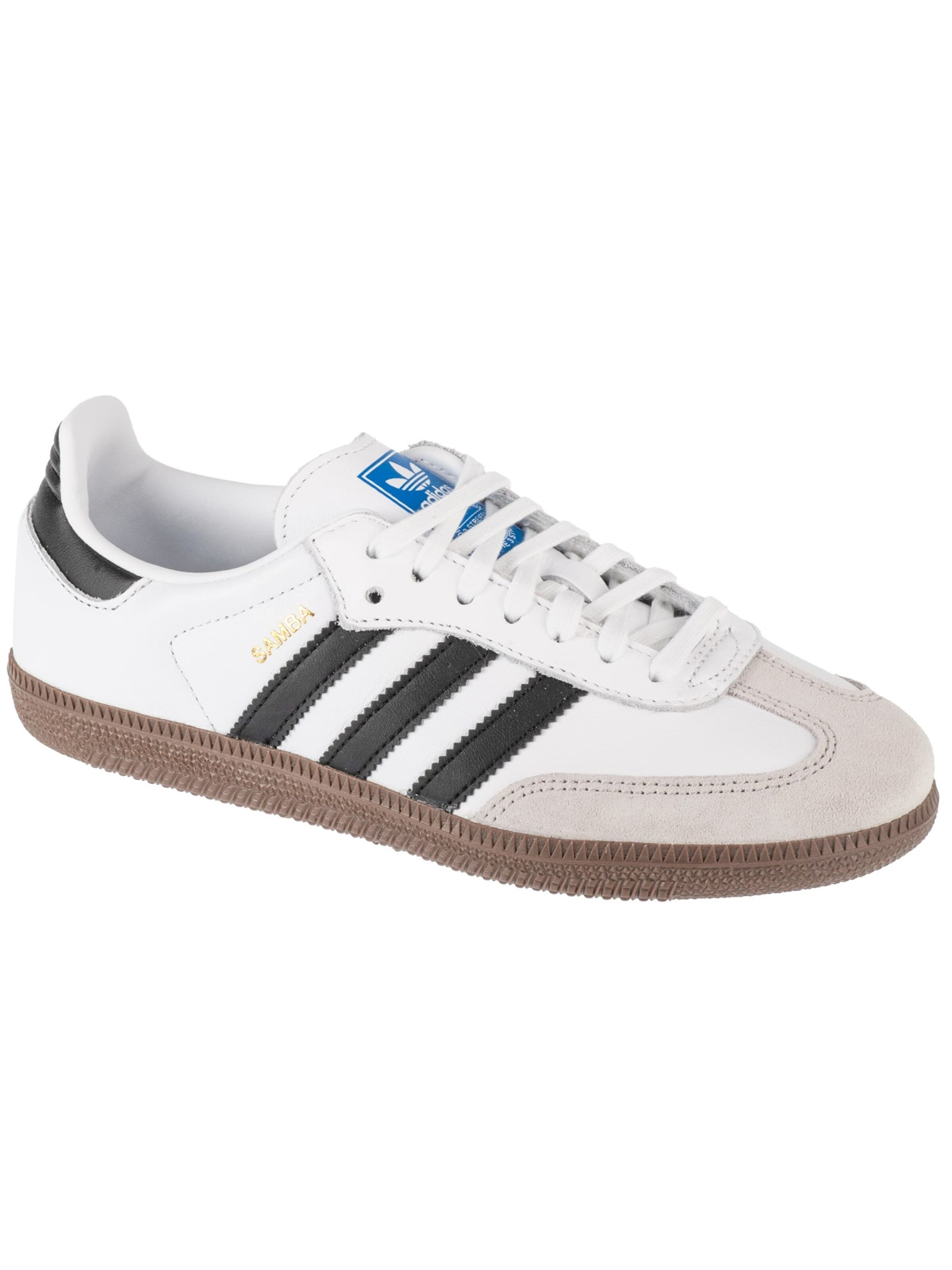 Baskets 'adidas Samba OG Jr' ADIDAS ORIGINALS en blanc : devant
