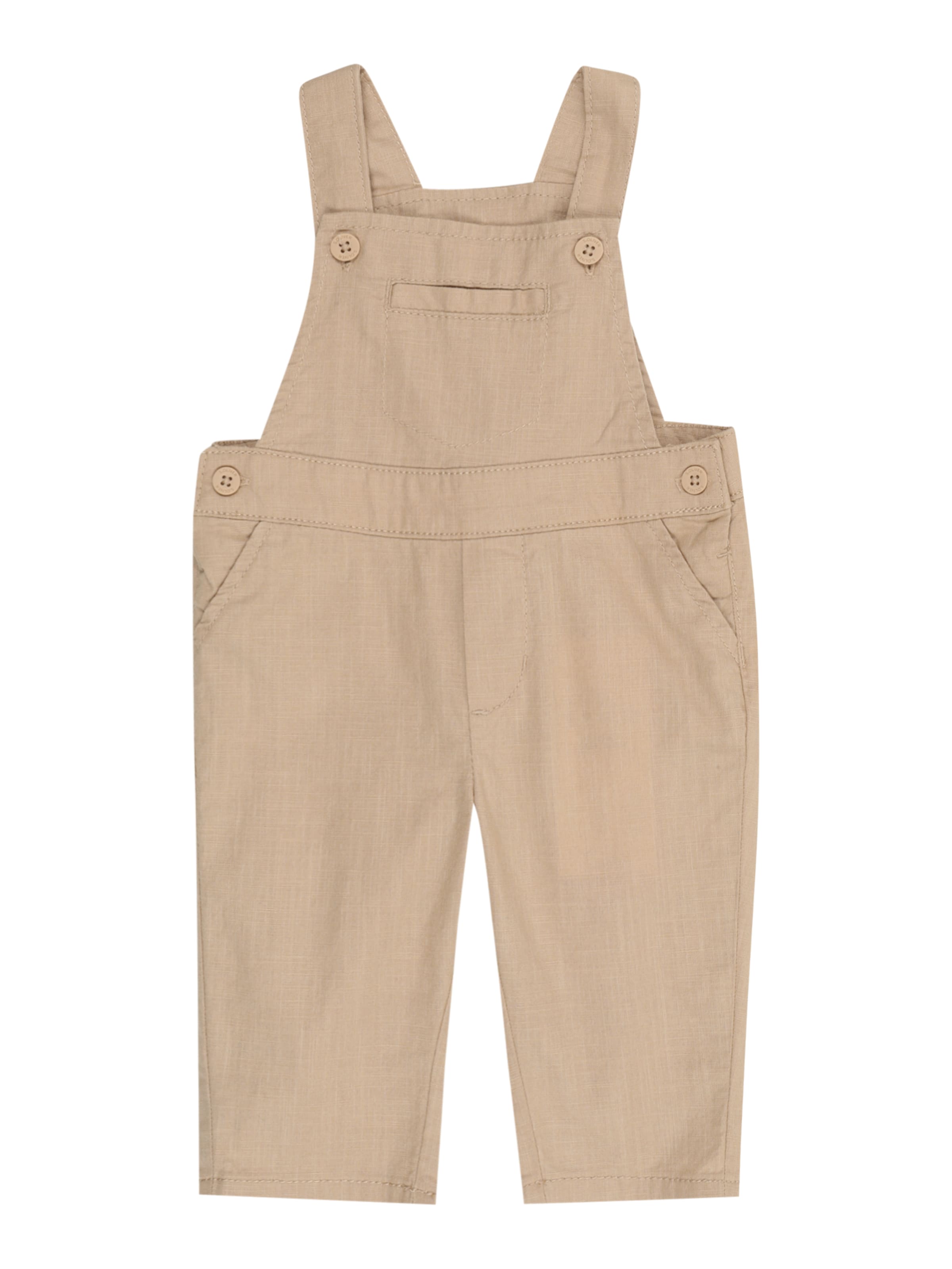 s.Oliver Regular Dungarees in Beige: front