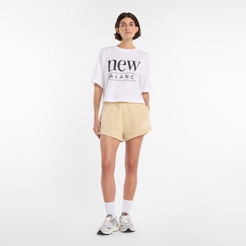 Regular Pantalon 'Reimagined' new balance en jaune