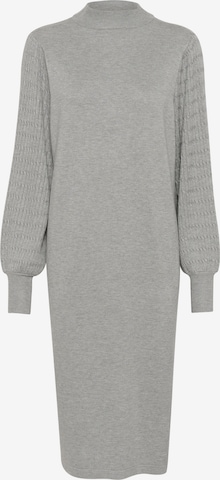Kaffe Strickkleid 'Nanna' in Grau: Vorderseite