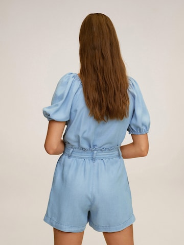 MANGO Bluse 'Blauet' in Blau