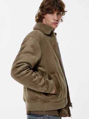 Pull&BearPrijelazna jakna - zelena boja: prednji dio