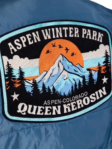 Queen Kerosin Winter Jacket 'Aspen Winter Park' in Blue