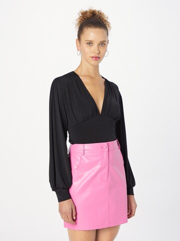 NLY by Nelly Blouse in Zwart: voorkant