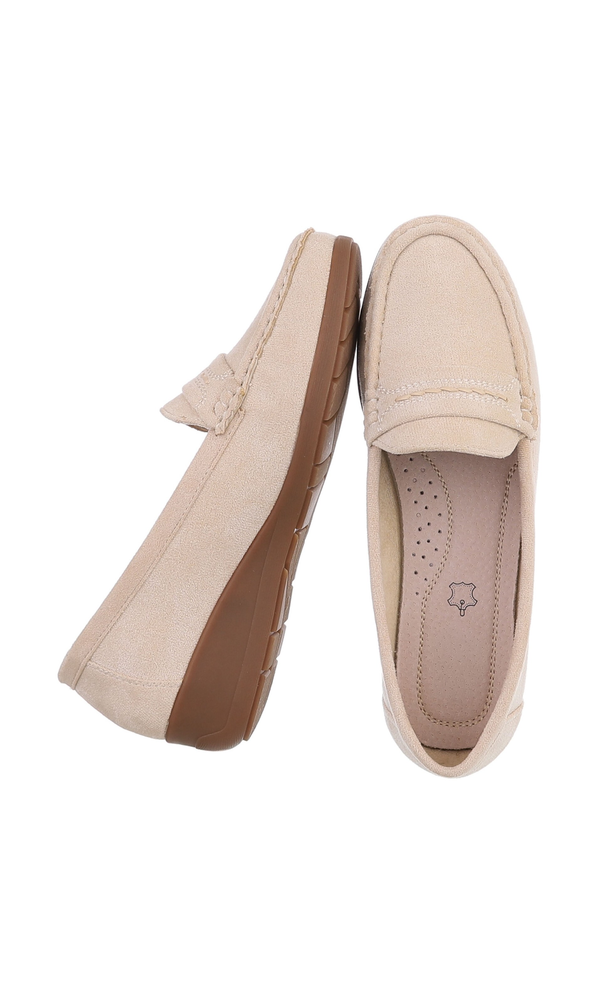 Ital-Design Mokassin in Beige