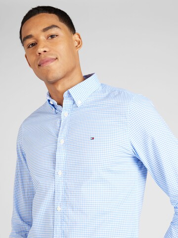 Coupe slim Chemise TOMMY HILFIGER en bleu