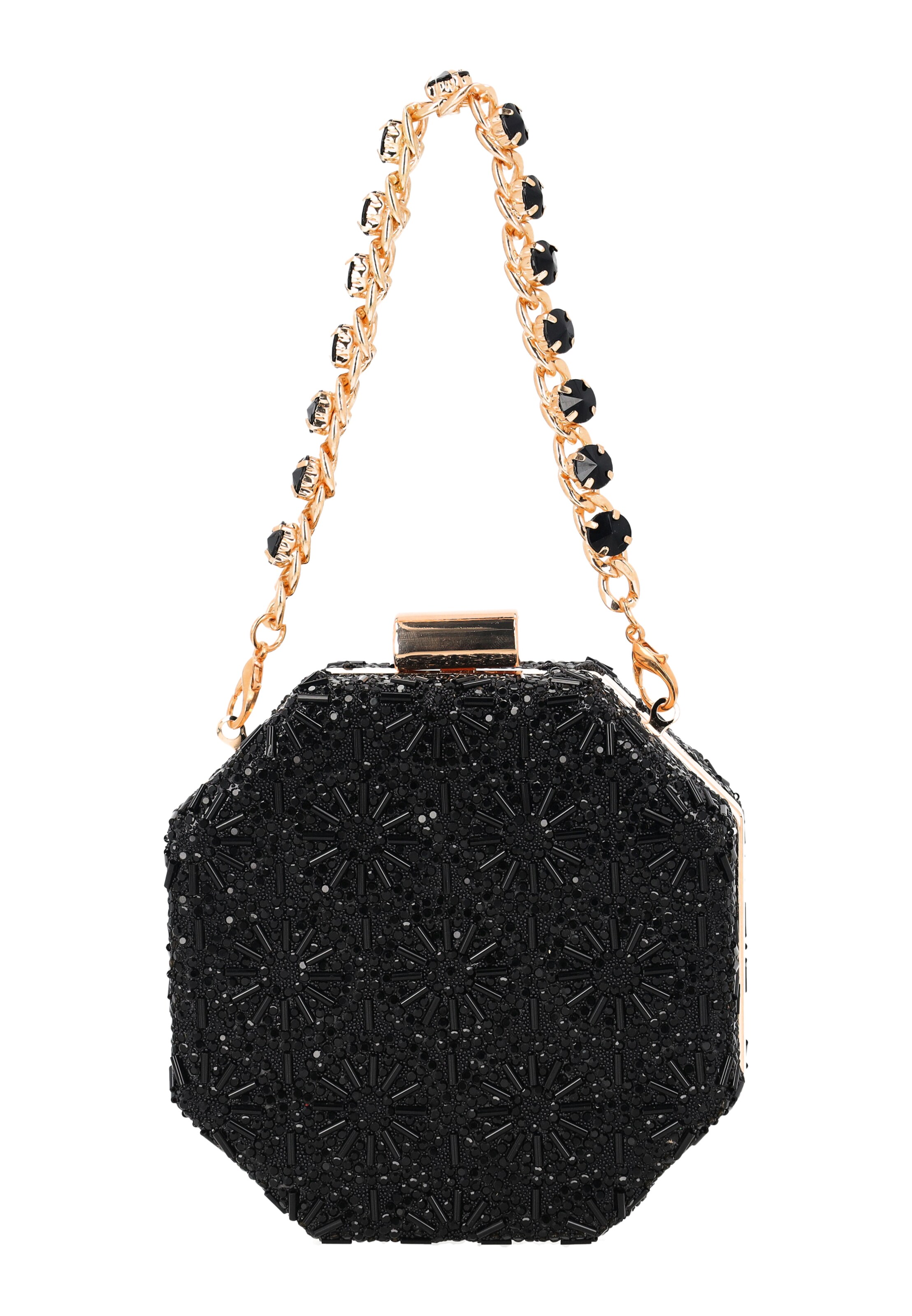 usha BLACK LABEL Clutch in Black: front