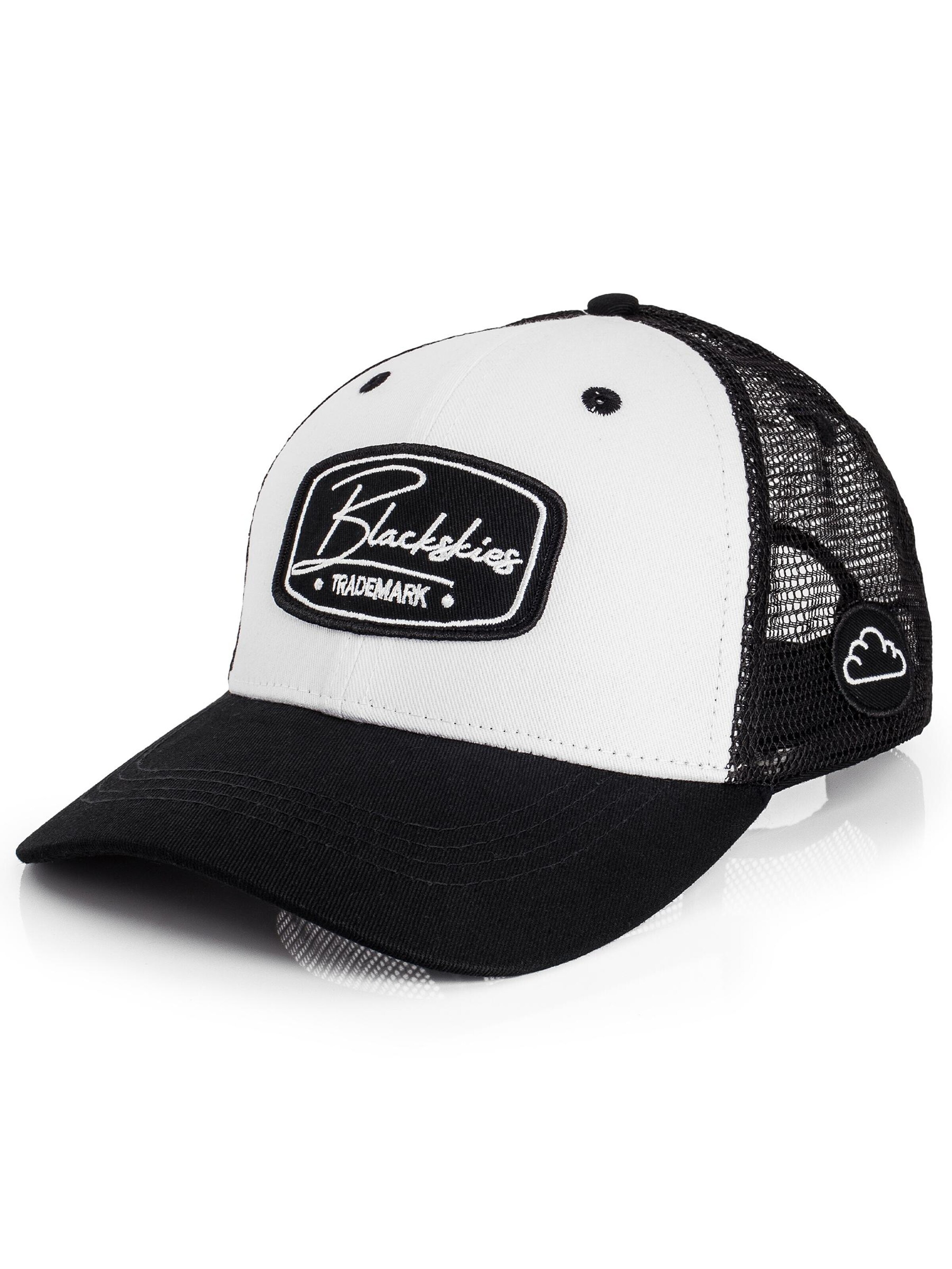 Blackskies Cap 'Race'‌‌ in Schwarz: Vorderseite