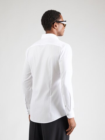 OLYMP Slim Fit Бизнес риза 'No 6' в бяло