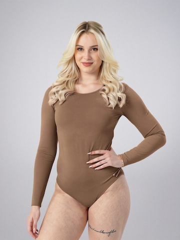 LEAFLETIC Body 'Leafletic Women’s Bodysuit'‌‌‌‌‌‌‌‌‌ in Braun