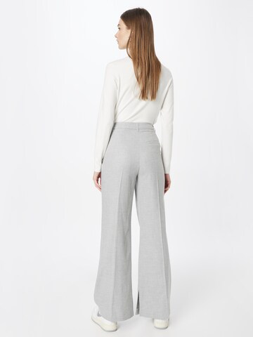 Bootcut Pantalon à plis comma casual identity en gris