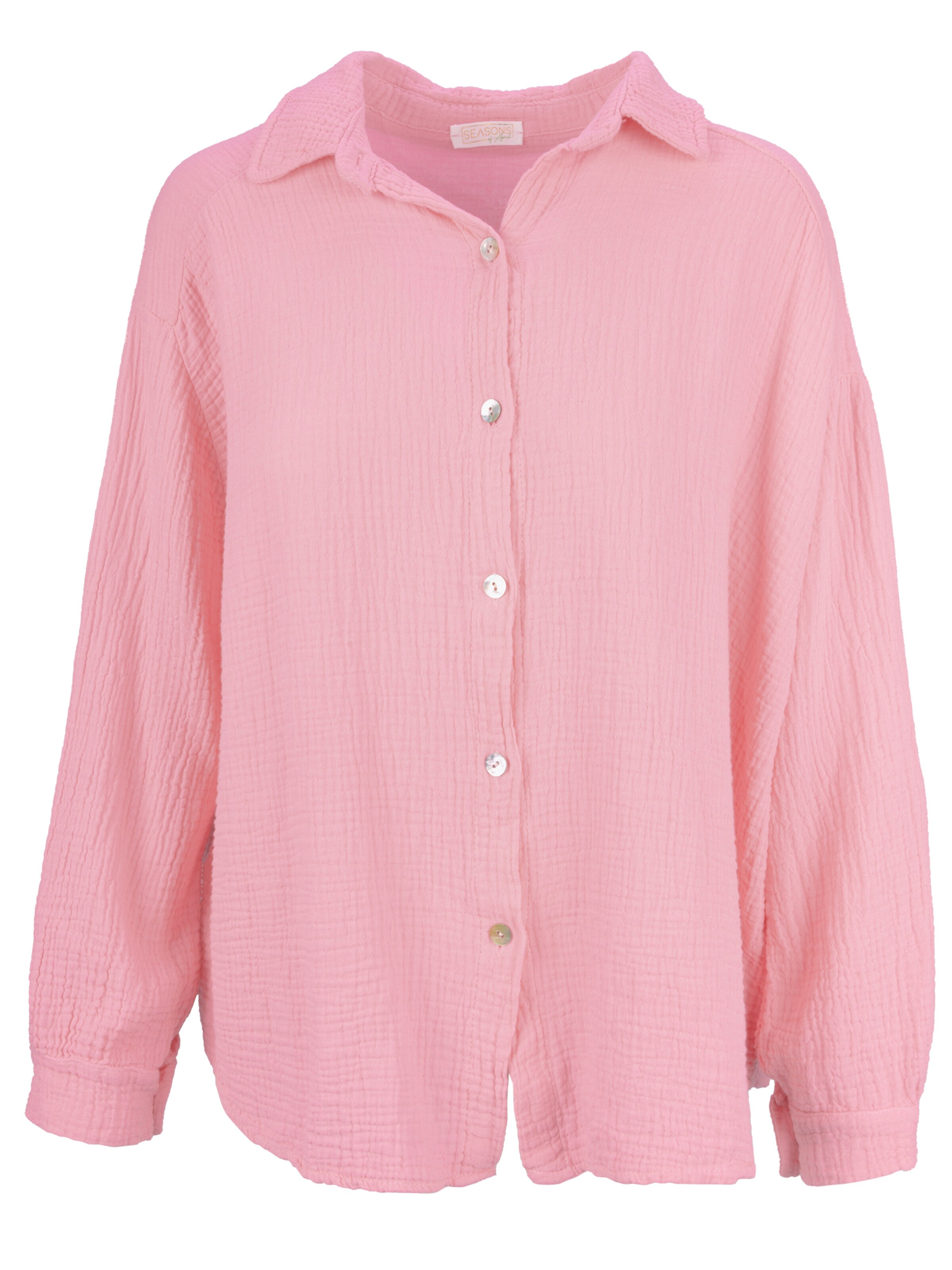 Seasons of April Blouse 'Sasha' in Roze: voorkant