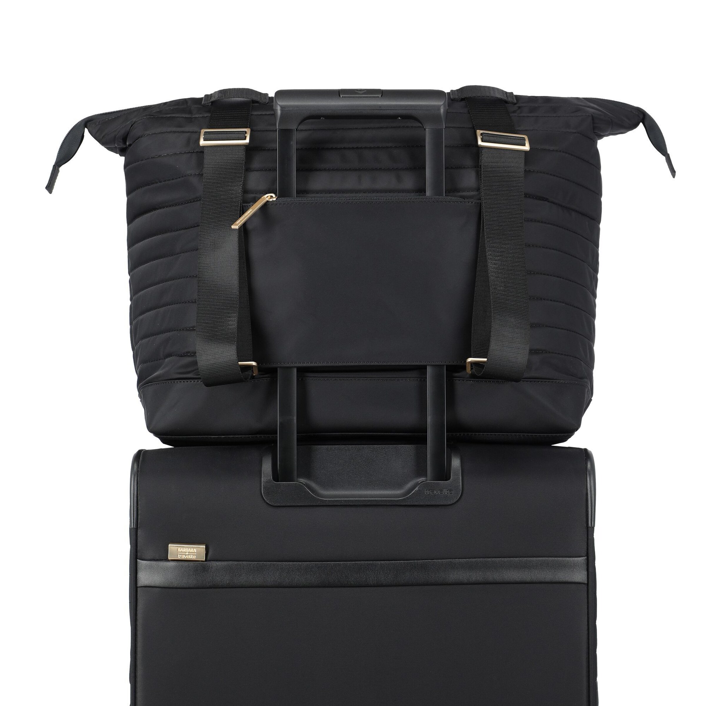 TRAVELITE Shopper 'Barbara' in Zwart