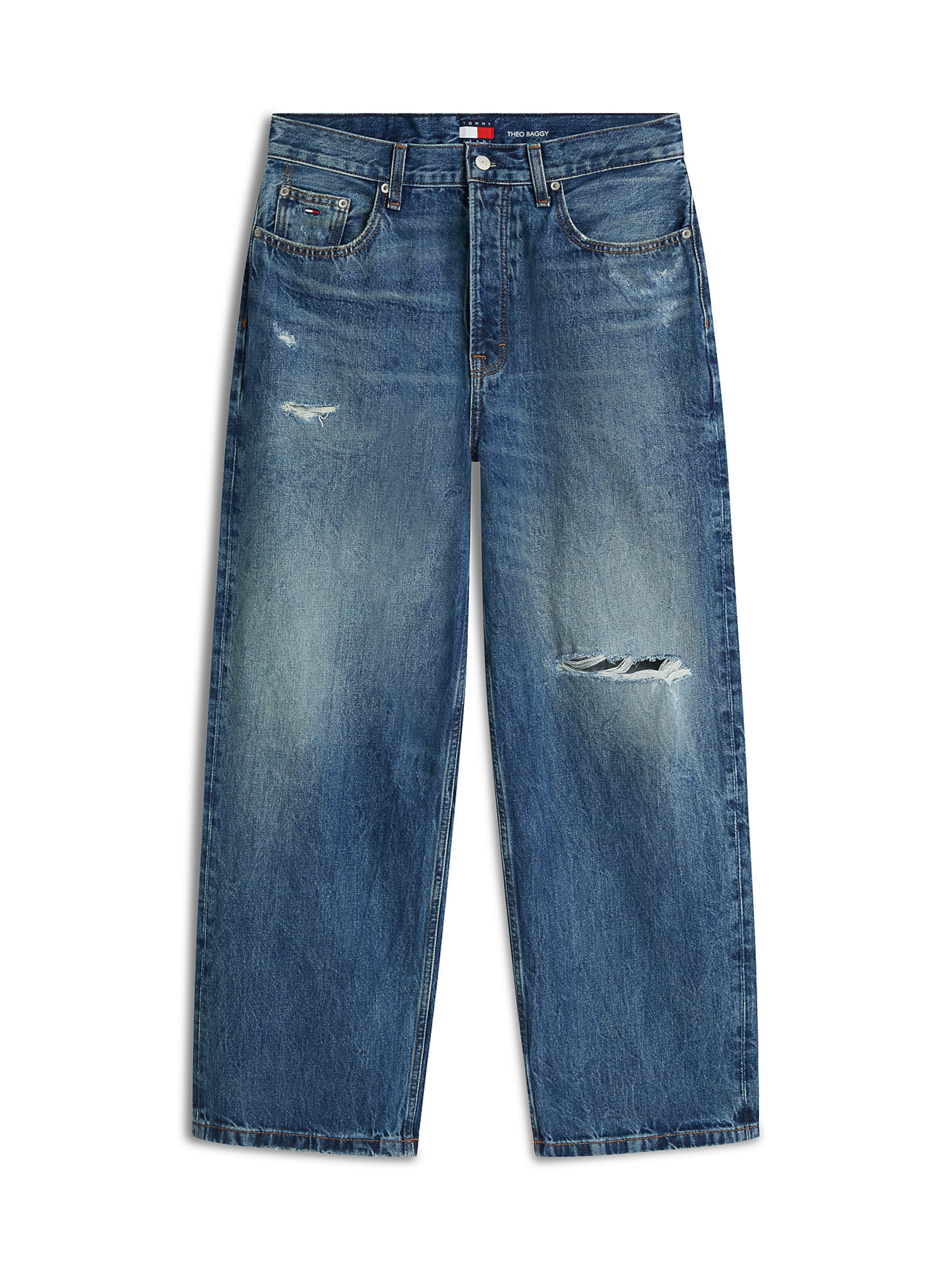 Tommy Jeans Loosefit Jeans 'Theo' in Blau: Vorderseite