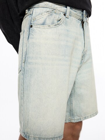 Pull&Bear Loosefit Jeans in Blauw
