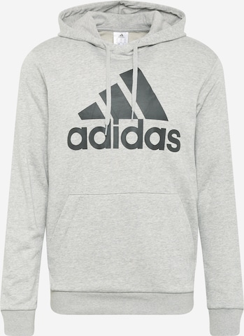 ADIDAS SPORTSWEAR Athletic Sweatshirt 'Essentials Big Logo' in Grey: front