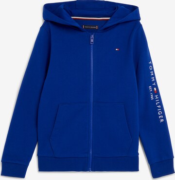 TOMMY HILFIGER Sweat jacket 'Essential' in Blue: front