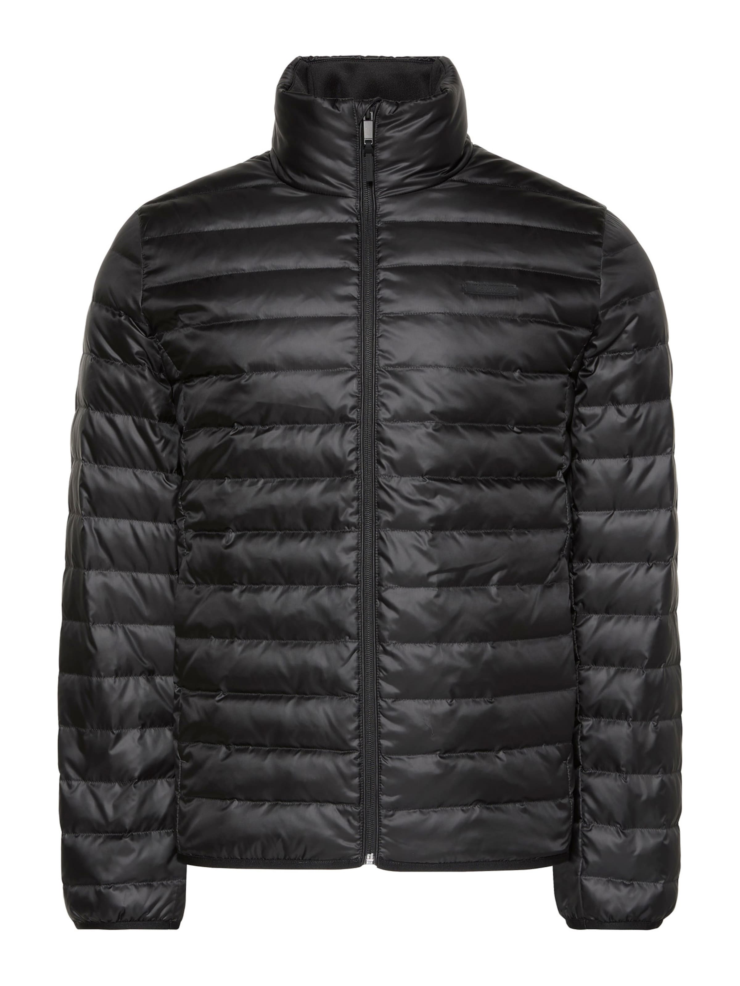 Geacă de primăvară-toamnă de la Calvin Klein pe negru: față