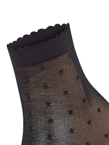 FALKE Socken 'Dot'‌‌ in Schwarz