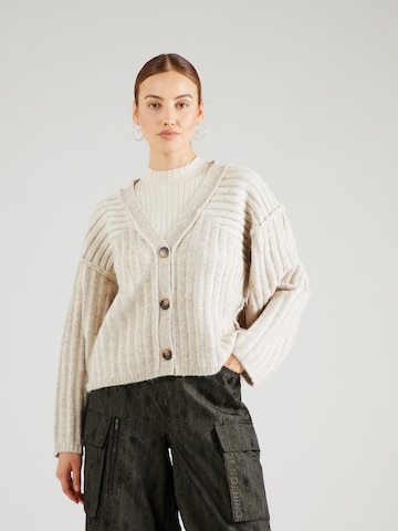 TOPSHOP Strickjacke in Beige: predná strana