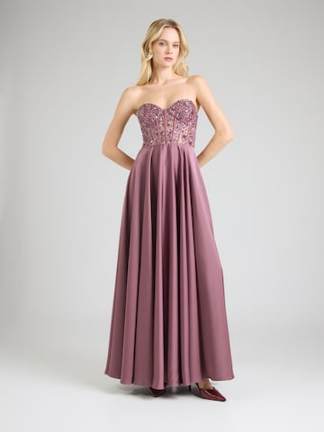 Laona Estélyi ruhák - lila: elől